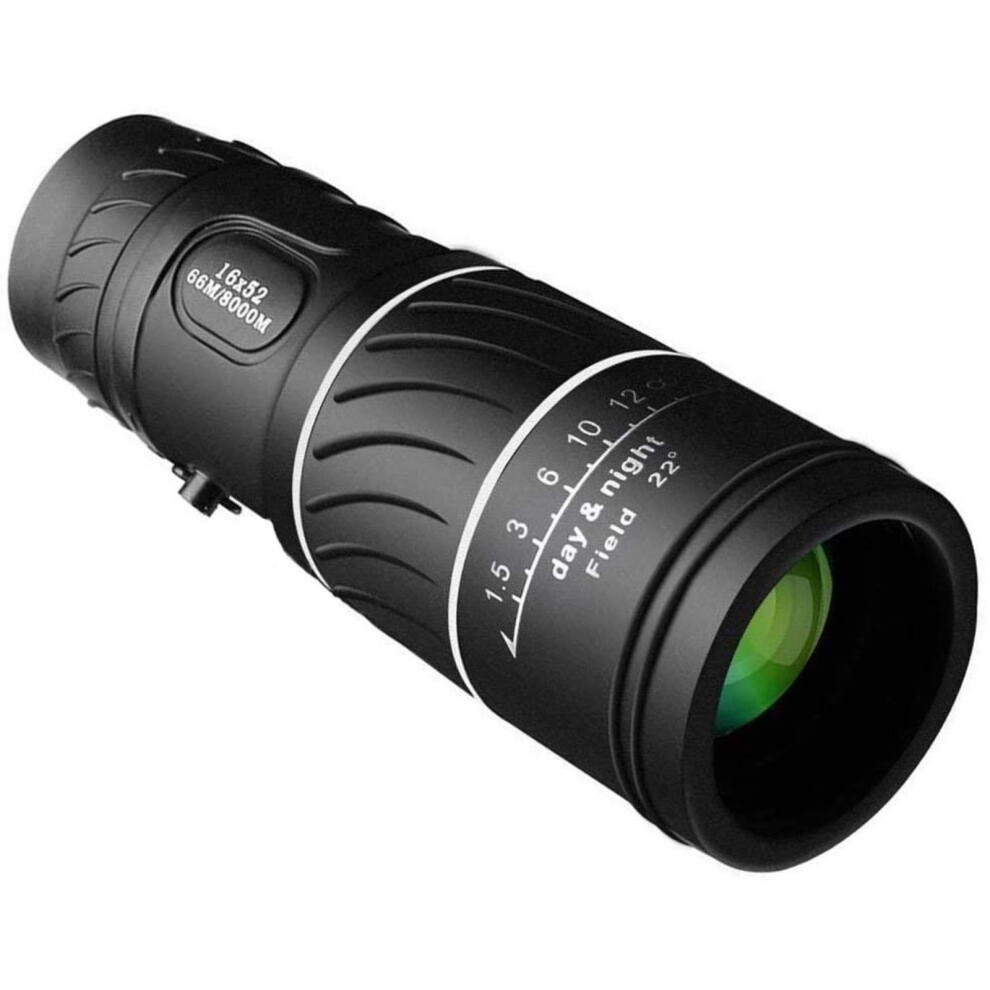 Binoculars Ultra Hd Portable 16X52 Magnification Plastic Outdoor Telescope Monocular For Indoor Outdoor Use Black 9016109216106