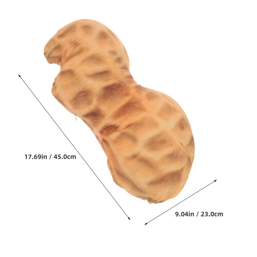 Creative Coussin Peluche Cacahuète 45 cm Pour Lit Bureau 1