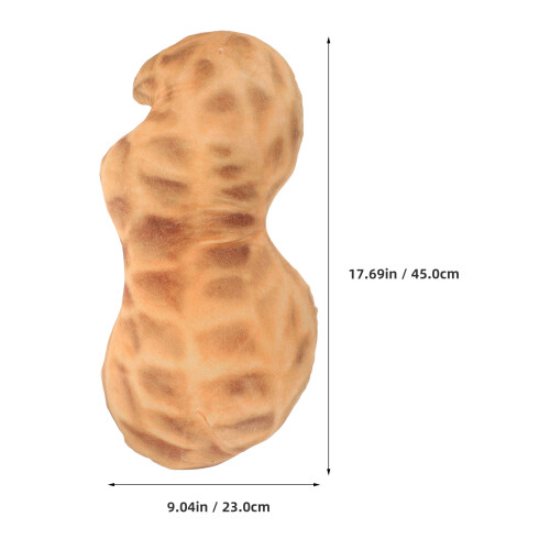 Creative Coussin Peluche Cacahuète 45 cm Pour Lit Bureau 2