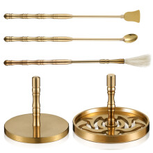 5 Pcs Brass Incense Tool Kit For Cones DIY Molds Meditation Home Fragrance