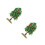 2Pcs Mini Tree Models Plastic Realistic Artificial Fruit Decor 10
