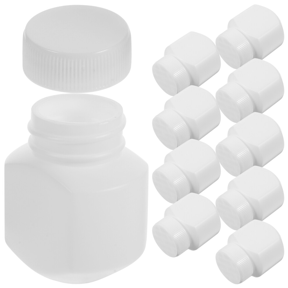 Villcase 30 Pcs Pills Bottles 30Cc Portable Storage Organizer With Caps
