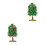 2Pcs Mini Tree Models Plastic Realistic Artificial Fruit Decor 4
