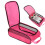 Nylon-Golfschuhtasche, Pink, tragbar, 9