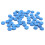 50PCS PU Leder Billard Pool Queue Tipps Pool-Stick 6