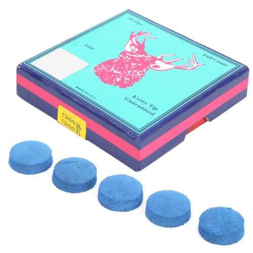 50PCS PU Leder Billard Pool Queue Tipps Pool-Stick 2