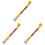 3Pcs Kitchen Brush With For Cleaning Kitchen Bathroom Garage 4