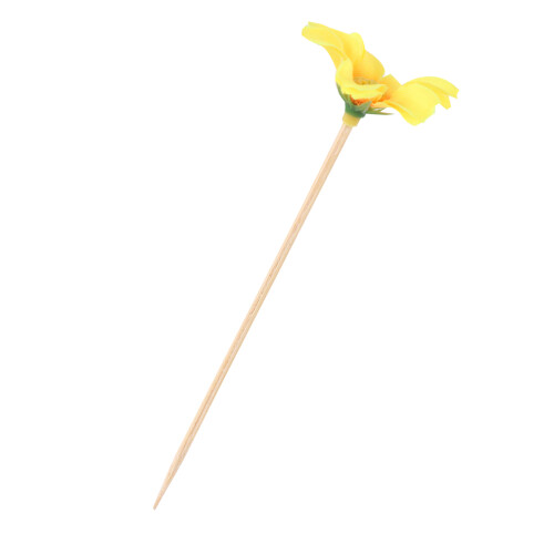 40 Pezzi Con Fiori In Bamboo Per Frutta E Dolci 2