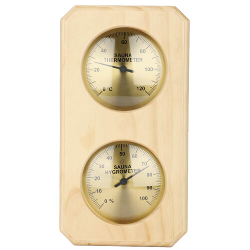 Medidor De Temperatura E Umidade Higrótermo Para Diário Sauna 1