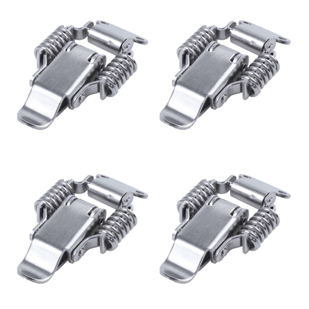 8X Toolbox Draw Compression Spring Toggle Latch Catch Clamp Silver Model 8X Toolbox Draw Latch Clamp 9354506075170