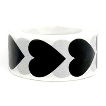 500pcs/roll Heart-shaped Sticker Wedding Gift Packaging Seal Labels Heart
