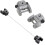 Scroll Saw Blades Holders 2 Pack Conversion Kit Pin-Less Adapter Metal Upper And Lower Blade Holders For Scroll Saw 3