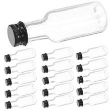 24Stk Mini Schnapsflaschen 25 Ml Kunststoff Mit Aluminiumkappen