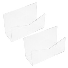 2 Unidades Organizador De Correo Acrílico Transparente Para Escritorio