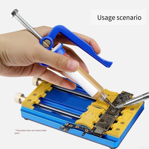 Welding Oil Dispenser Tool For PCB Applications Blue Engineering Plastic Build 1