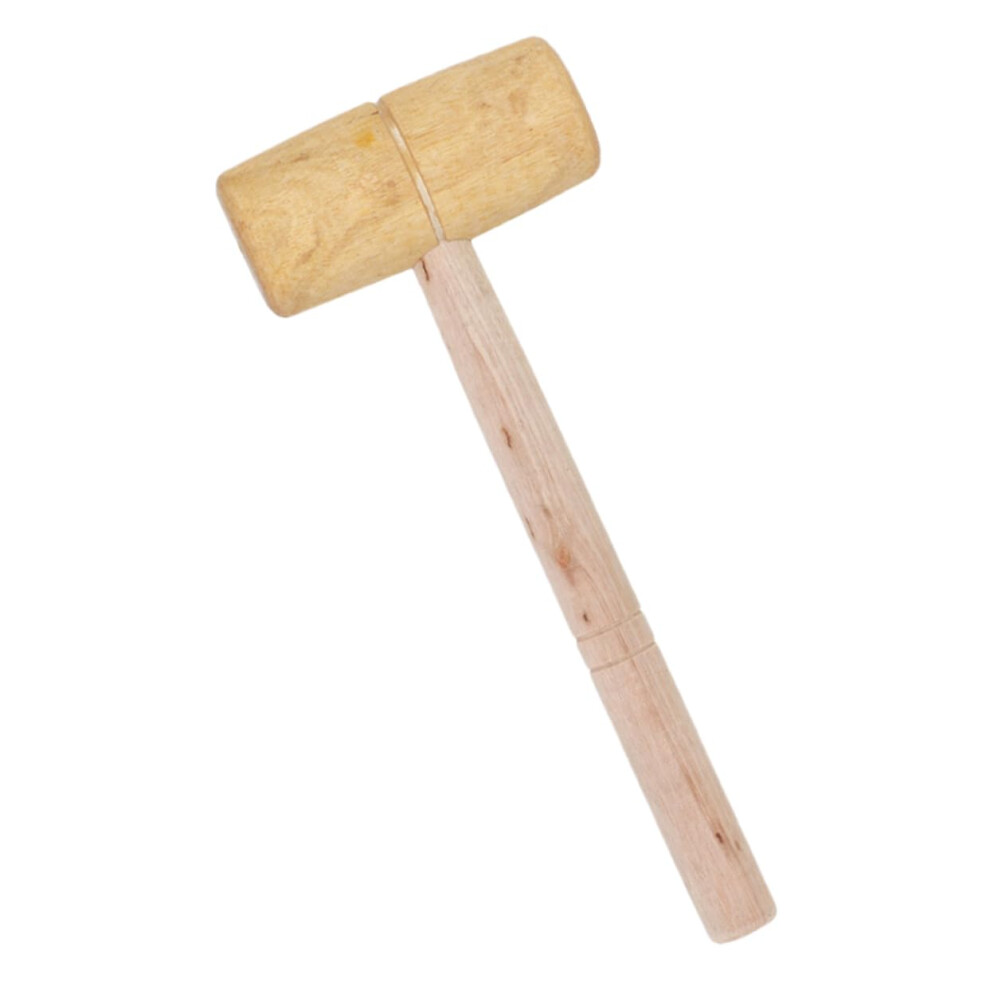 Wooden Mallet For Multi-Purpose Woodworking And Craft Projects With Compact Comfortable Grip 9084446217803