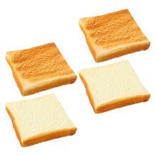 4Stk Künstliches Brot Toastscheibe Lebensnah Für Party Deko