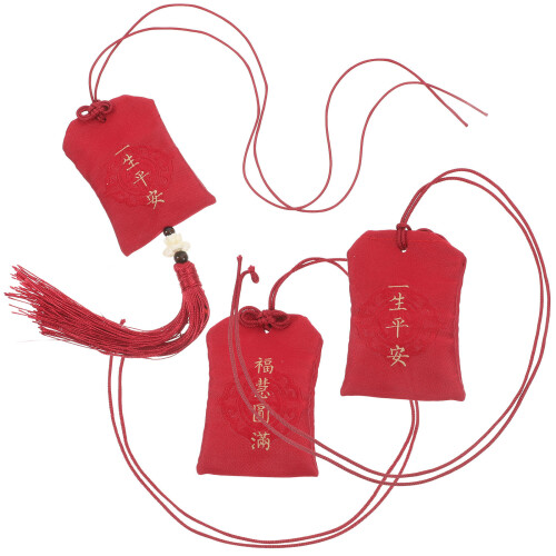 12 Leere Duftbeutel Aus Mit Quaste Chinesischer Art 1