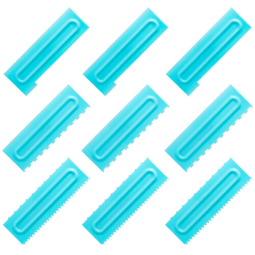 9St Cake Smoother Cakesrand Comb Botercrème IJsspreider
