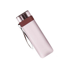 Trinkflasche 400ml Kunststoff Pink Für Outdoor Fitness