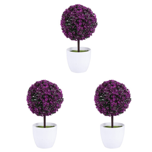 3 Pezzi Piante Artificiali Bonsai in e Giardino 1