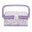 Sewing Tool Basket Portable Needlework Organizer For Thread Spools Scissors And Buttons 1