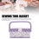 Sewing Tool Basket Portable Needlework Organizer For Thread Spools Scissors And Buttons 4