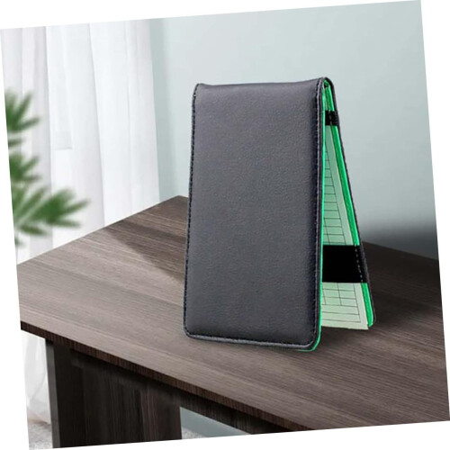 Golfing Score Record Notebook PU Scorebook Compact Design For Golf Enthusiasts Score Tracking 2