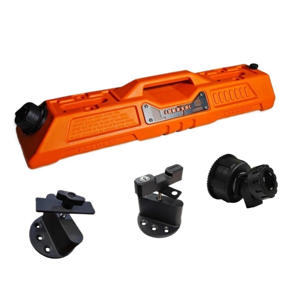 Jerry Cans Fuel Tank With Faucet 6.5L Capacity Portable Spare Oil Tank With Bracket Anti-Theft Lock Petrol Cans A3 9354506076399
