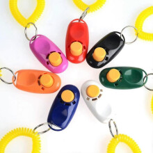 7-Pack Universal Animal Dog Training Clickers with Wrist Straps, Dog Training Clickers, Random Colors