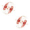 4Pcs Red Crystal Fish Statue Resin Craft Small Table Decoration 10