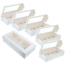 10Stk Cupcake Verpackungsboxen Für Süßigkeiten Gebäck