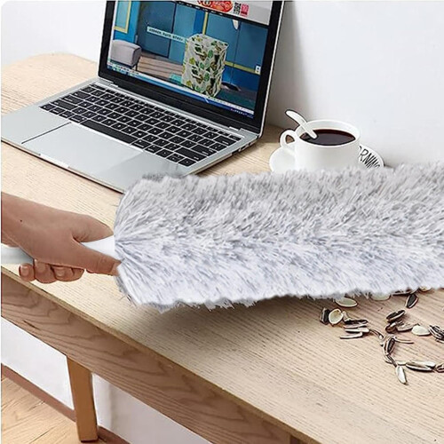 Duster With Retractable Cover Extendable Microfiber Duster Scratch-Resistant Cover Chandeliers Ceilings Cabinets Auburn 1