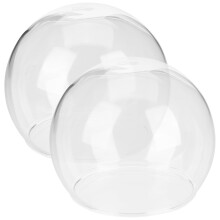 2 Unidades De Vidrio Transparente Para Flores Y Micopaisaje
