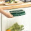 Hanging Trash Bag Holder, Kitchen Hook Bracket Garbage Bag Holder, Plastic Bag Trash Bin Storage Rack 1