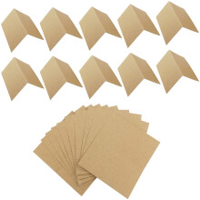 100 Lege Kraftpapier Vouwkaarten Vintage Greeting Cards