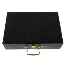 Cigarrenbox Mit Klappdeckel Und Schnallenverschluss Tragbares Etui