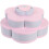 Support Rangement Alimentaire Fleurs Double Couche Plateau Rotatif 11
