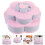 Support Rangement Alimentaire Fleurs Double Couche Plateau Rotatif 8