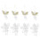 24 Pcs Christmas Tree Hanging Angels Clear Pendants 1
