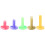 Gummi Golf Tenden Tee Driving Range Tees Ball 1