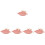 5Pcs Ceramic Food Tray Leaf Shape Serving Plate 7