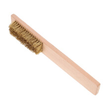 Ski Wax Remover Brush With Handle Wire Cleaning Tool For Snowboard And Skateboard Maintenance Safe For Wax Removal