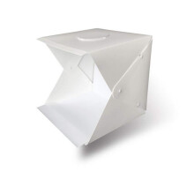 Photo Tents 40x40x40 Cm Foldable Photo Studio Light Tent Kit 35 LED Lighting 6 Colour Backgrounds For Photography White