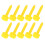 100Pcs Golf Tees Professionelle Leichte Reduzieren 8