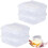 Sliced Cheese Container for Fridge with Flip Lid, Cheese Organizer, Sliced Cheese Containers 1