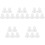 25 Pcs Clear Bell Shaped Fillable Ornaments For Christmas Tree 5