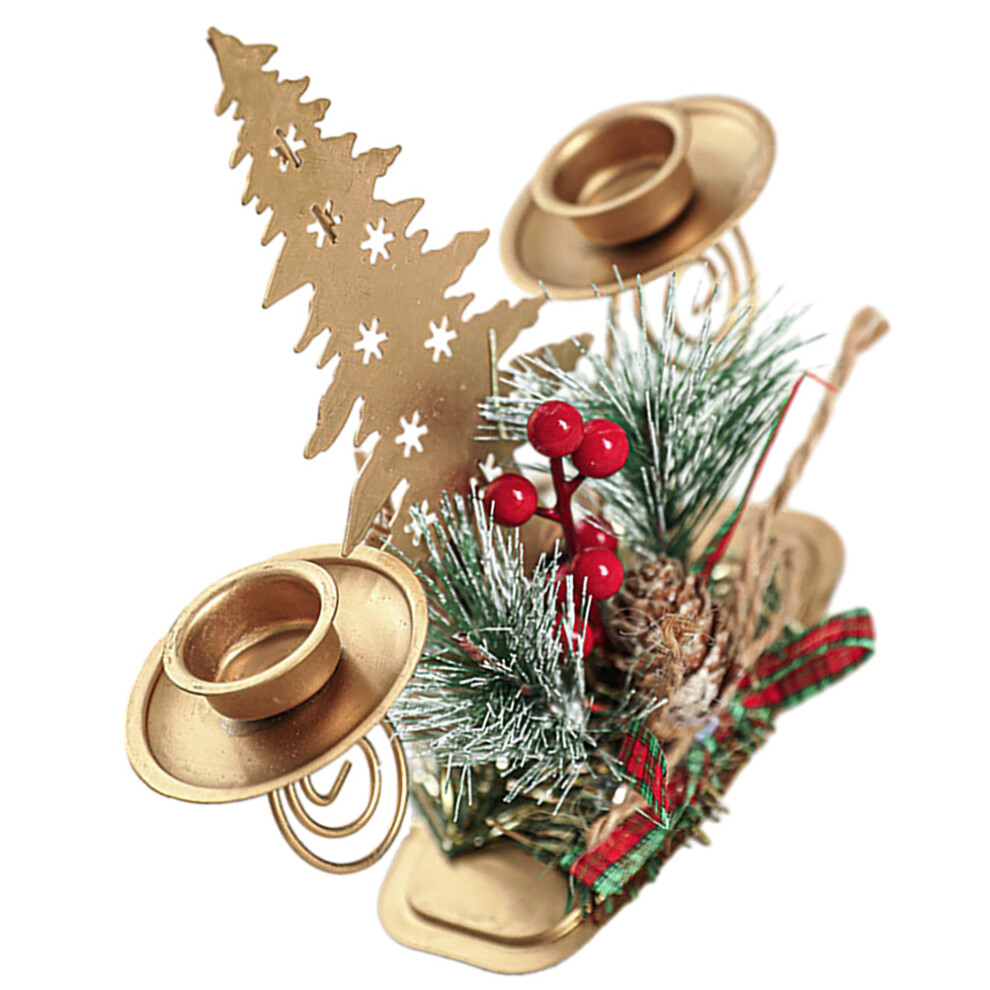 3Pcs Christmas Tealight Holder Candlestick Decoration Craft-image-OPC-PKVTYY8-NEW