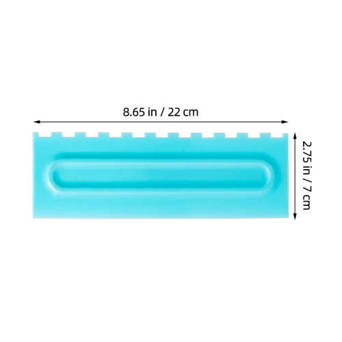 9St Cake Smoother Cakesrand Comb Tool Boterkruid IJsspreider 2