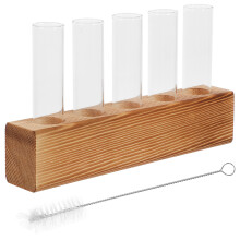 1 Set Hydroponische Vaas Terrarium Transparant Met Standaard
